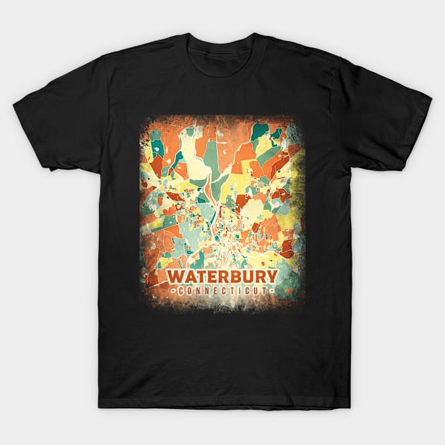 Waterbury US map T-Shirt by SerenityByAlex